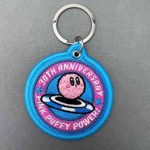 Kirby 30th Anniversary Embroidered Keychain from Japan Blind Bag